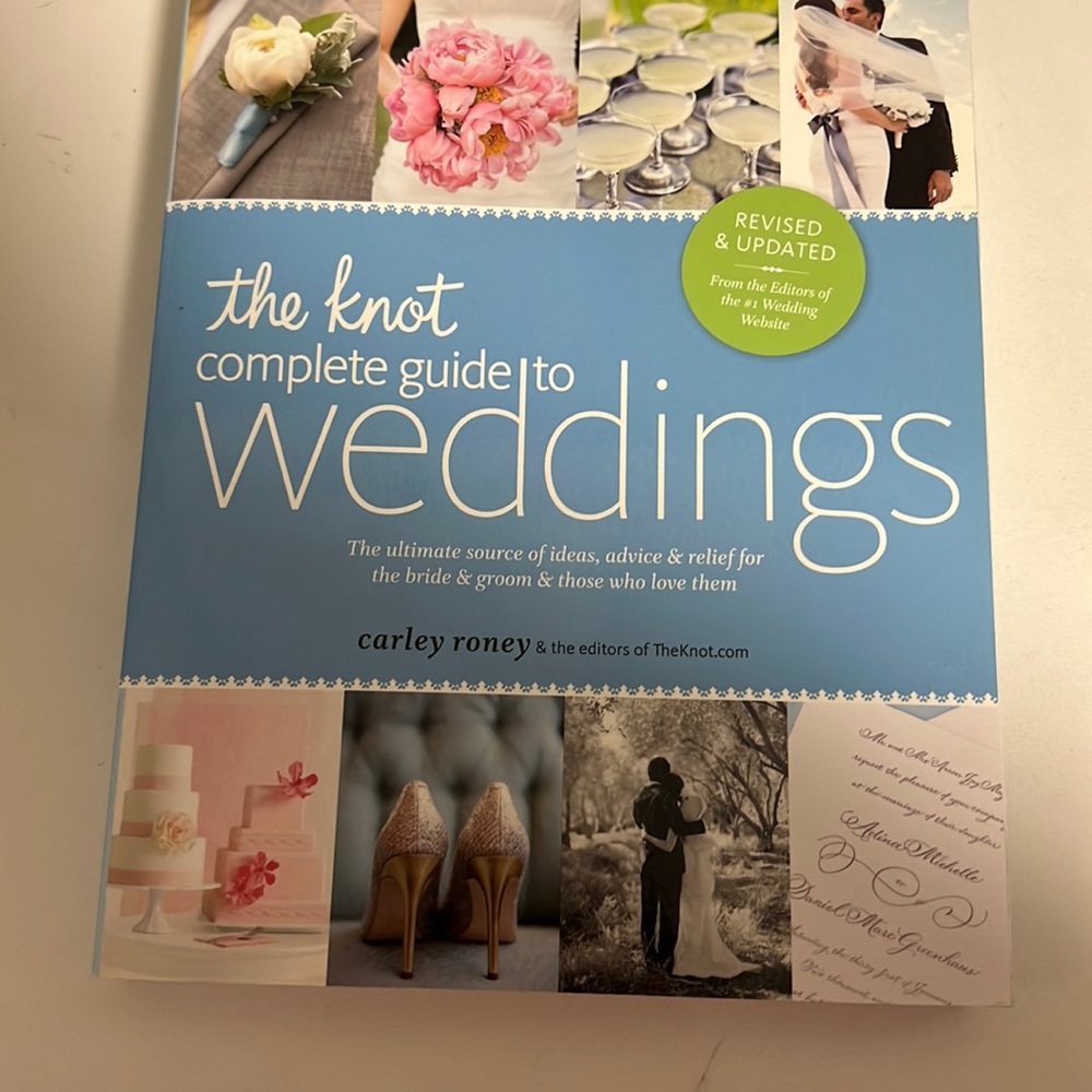 The Knot Complete Guide to Weddings Book never used